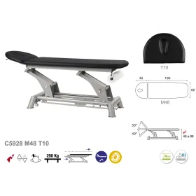 Table d'ostéopathie électrique Ecopostural 2 plans C5928 Table d'ostéopathie électrique Ecopostural 2 plans C5928
