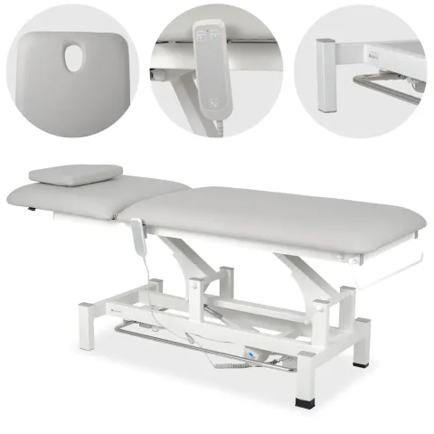 Table de massage Fortis 2 électrique  avec barre de commande au pied