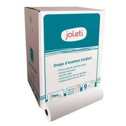 DRAP D'EXAMEN GAUFRÉ COLLÉ JOLETI