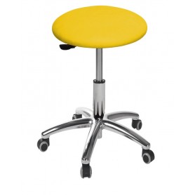Tabouret tournant base chromée Ecopostural S4610
