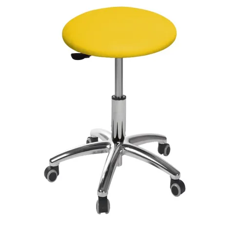 Tabouret tournant base chromée Ecopostural S4610