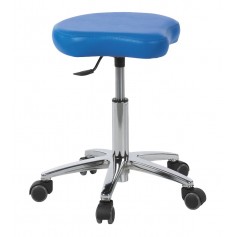 Tabouret bicyclette base chromée Ecopostural S4640