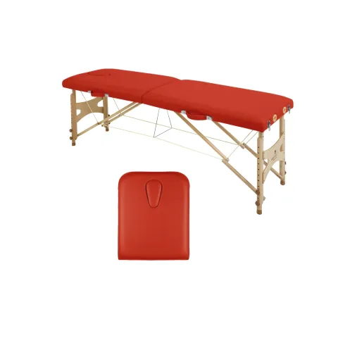 Table pliante en bois avec tendeurs