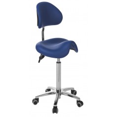 Siège ergonomique Derby avec base chromée