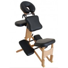 Chaise de massage portable en bois