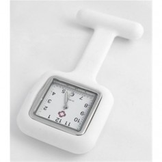 Montre Infirmière Silicone Blanc