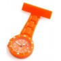 Montre infirmière PVC Rose Bonbon broche 51