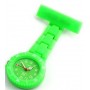 Montre infirmière PVC Vert broche 107