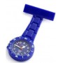 Montre infirmière PVC Bleu broche 101