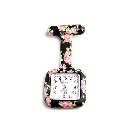 Montre pour Infirmière Silicone KRAZY Fleurs 179