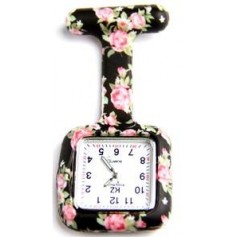 Montre pour Infirmière Silicone KRAZY Fleurs 179