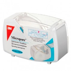Sparadrap Micropore 2,50CMX9,14M devidoire ferme