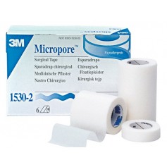 Sparadrap micropore 2,50CMX9,14M rouleau