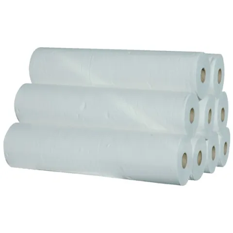 DRAP OUATE 135F 50X35CM GAUFFRE COLLE BLANC