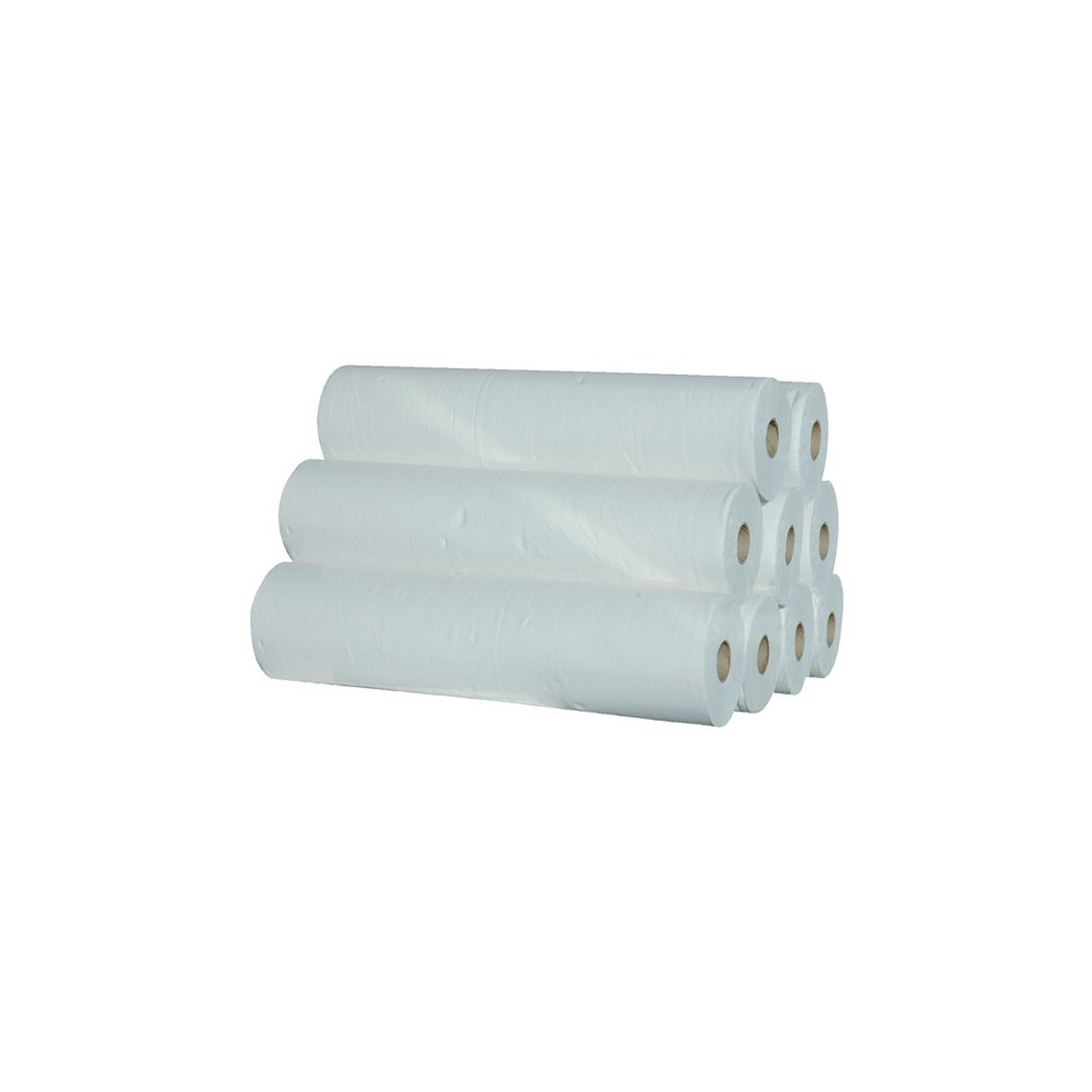 Drap ouate 135F 50X35CM gauffre colle Blanc
