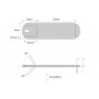 Table électrique multi-fonctions Mobercas pour ostéopathie 7 sections