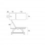 Table de massage fixe Ecopostural C3250W