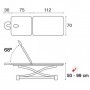 Table électrique Ecopostural ciseaux en 2 plans