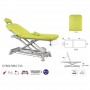 Table électrique Ecopostural ciseaux en 2 plans
