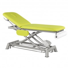 Table de massage pro en 2 plans avec accoudoirs et barres périphériques Ecopostural C7951