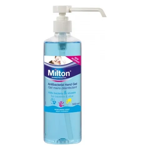 GEL DESINFECTANT MILTON 500ML + POMPE