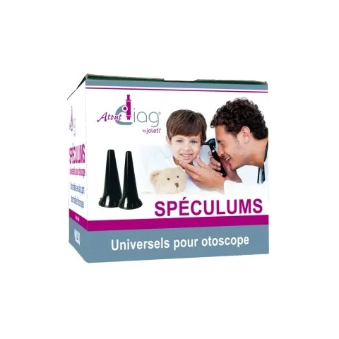 Spéculum auriculaire JOLETI usage unique gris 2.5mm ou 4mm x 1000