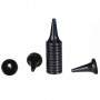 Sachet 50 spéculums auriculaires noirs grand modèle 2,5 MM ou 4 MM