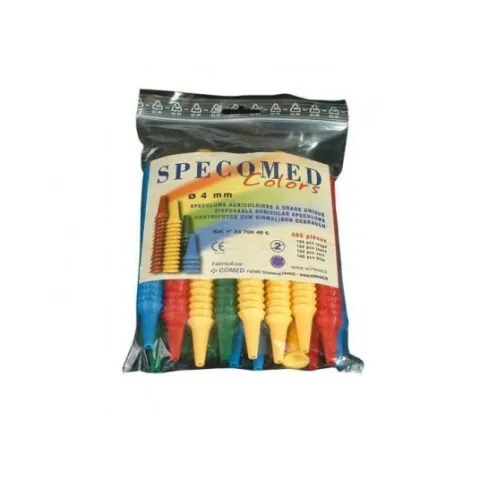 Spéculums auriculaires - couleurs