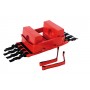 Immobilisateur de tête pour civière et plan dur, orange