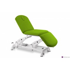 Table électrique en 3 plans avec trois moteurs pour le réglage de la hauteur, du dossier et du repose-pieds