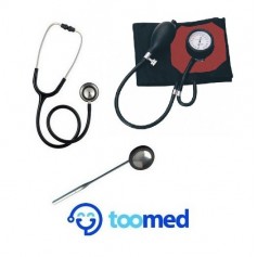 Kit de diagnostic : Stétho magister + Tensiomètre LIAN NANO + Marteau