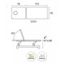 Table électrique 2 Plans barre périphérique ECOPOSTURAL C5552