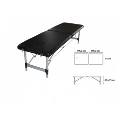 Table aluminium portable Toomed pour ostéopathe avec  livraison en 48h
