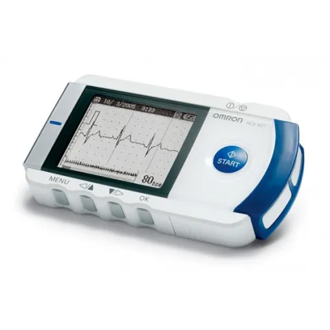 ECG OMRON PORTABLE HEARTSCAN HCG 801E