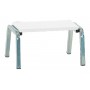MARCHE PIED 1 MARCHE ABS BLANC TUBE CARRÉ