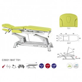 TABLE ÉLECTRIQUE MULTIFONCTION ECOPOSTURAL C5931