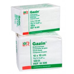 COMPRESSE GAZE NON STERILE 10X10CM 17 FILS 16 PLIS