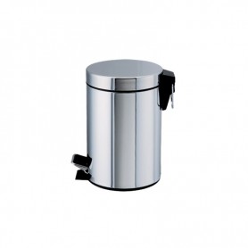 Poubelle à pédale, inox
