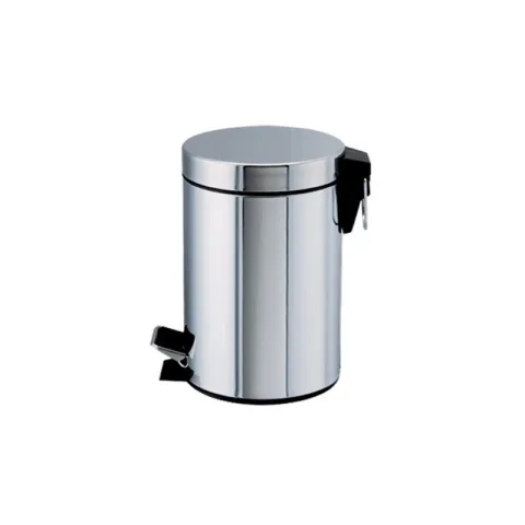 Poubelle à pédale, inox