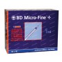 SERINGUE MICROFINE 1ML 12,7X0,33MM INSULINE