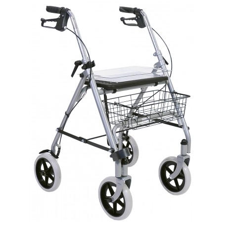 ROLLATOR 4 ROUES PORTE CANNE ROAD