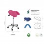 TABOURET PONY BASE CHROMÉE ECOPOSTURAL TABOURET PONY BASE CHROMÉE ECOPOSTURAL S3660