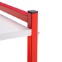 GUERIDON 2 PLATEAUX 400X600MM EPOXY BLEU