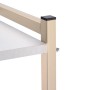 GUERIDON 2 PLATEAUX 400X600MM EPOXY BLEU