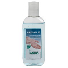 Manugel hydroalcoolique 85 Bleu avec pompe ANIOS