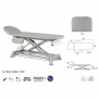 Table d'ostéopathie électrique barre périphérique C7924