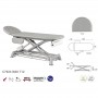 Table d'ostéopathie électrique barre périphérique C7924