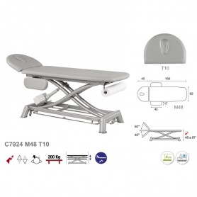 Table d'ostéopathie électrique barre périphérique C7924 Table d'ostéopathie électrique barre périphérique C7924