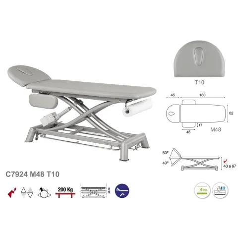 Table d'ostéopathie électrique barre périphérique C7924
