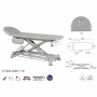 Table d'ostéopathie électrique barre périphérique C7924